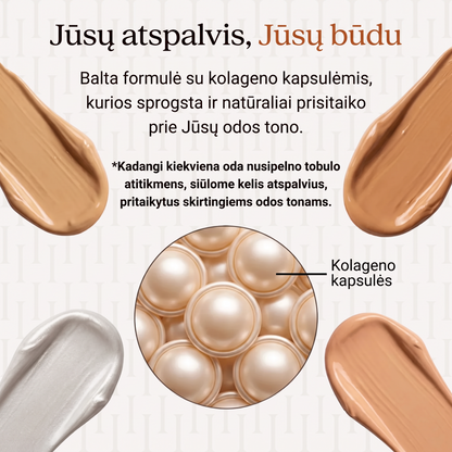 Korėjietiškas 2-in-1 makiažo pagrindas, prisitaikantis prie Jūsų odos